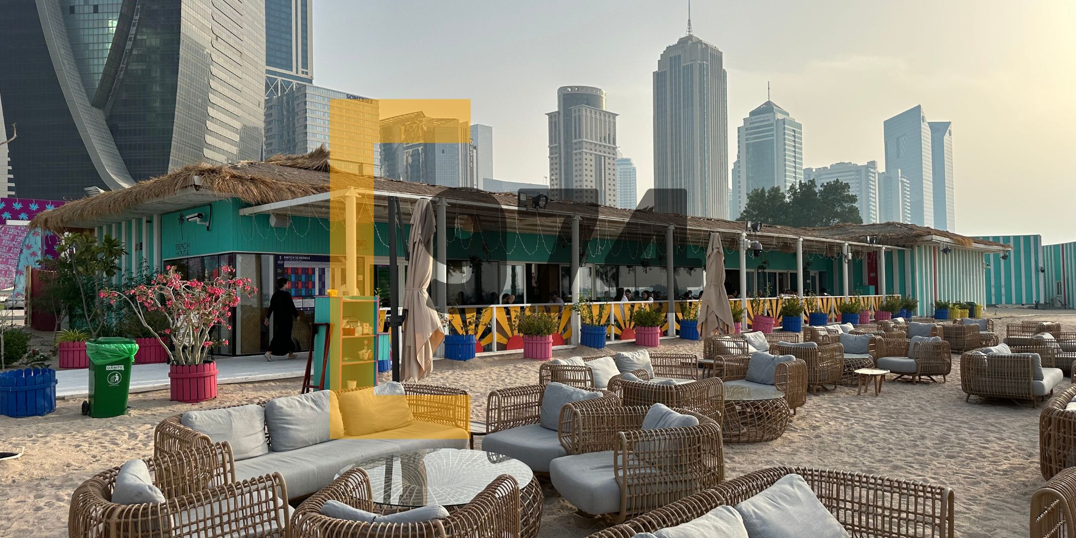 doha beach club the beach house restaurant doha west bay qatar